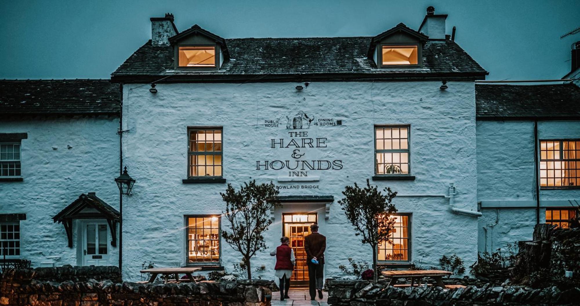 The Hare & Hounds Inn Bowland Bridge المظهر الخارجي الصورة